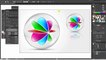 How to create 3D Logo Design (GLASS MARBLE) in Adobe Illustrator CS6 HD1080p