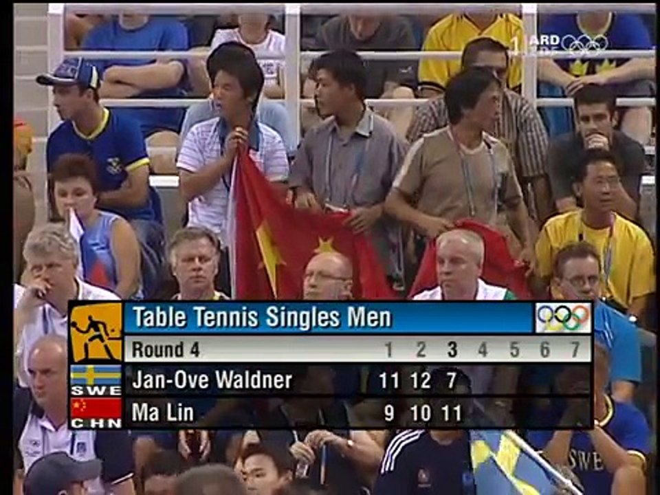 2004 Athens Olympics - Waldner Jan-Ove vs Ma Lin