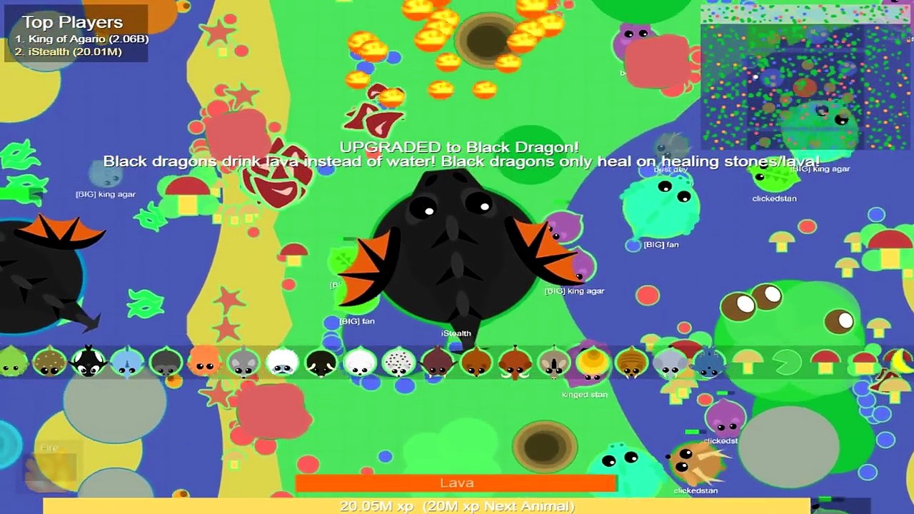 MOPE.IO NEW DEVELOPER 2 BILLION XP ANIMAL SPAWNED! 9 FIRE BALLS GLITCH!! (Mope.io)