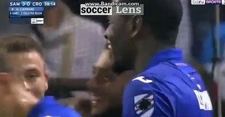 Gianluca Caprari GOAL HD - Sampdoria 3-0 Crotone 21/10/2017 HD