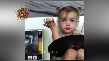 Funny video Mila on Father's Day shopping watch their confused reaction