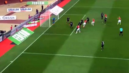 Monaco Caen - Penalty généreux sur  faute de Repas sur Lopes