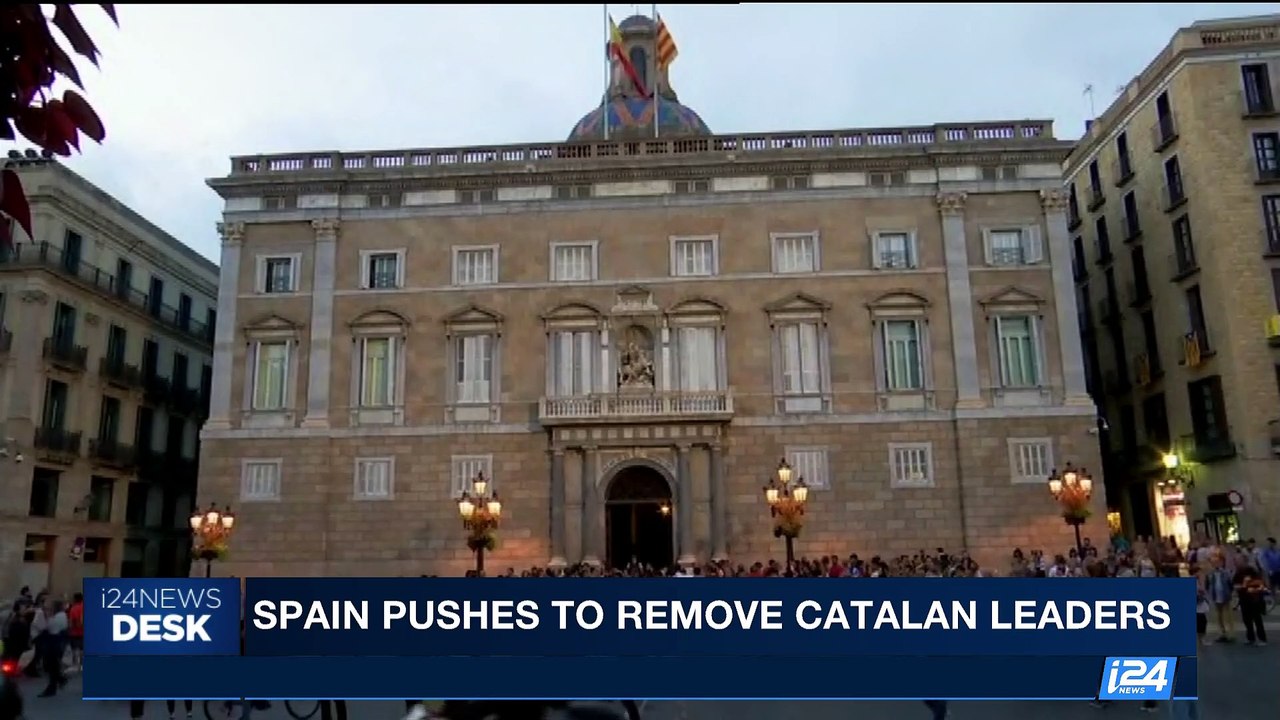 i24NEWS DESK | Spain pushes to remove Catalan leaders | Saturday, October 21st 2017