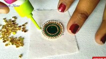 How To Make Paper Earrings // Paper Jewellery Making // Designer Earrings Making//DIY