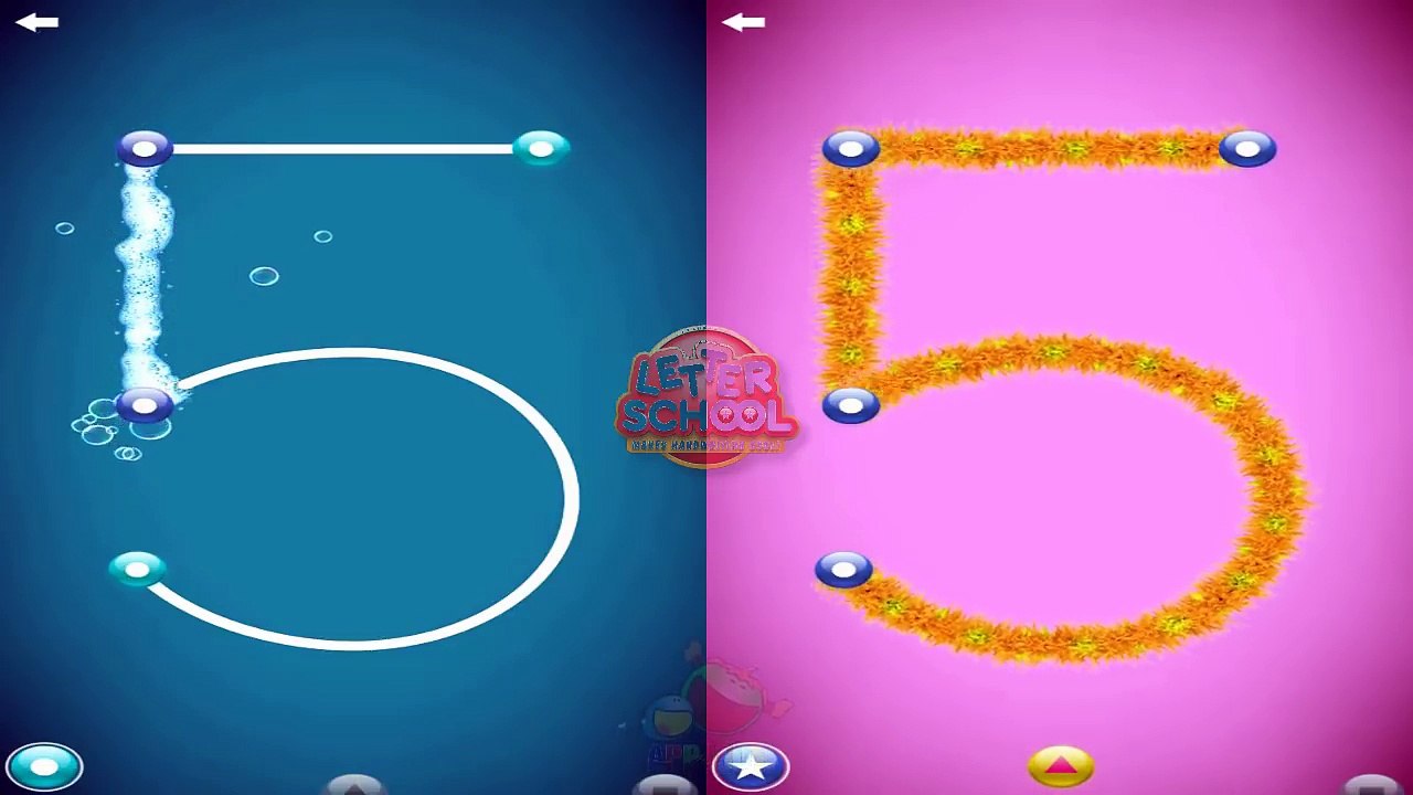 Letters School Number : preview app : education app for kids