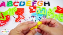 แป้งโดว์ ABC | เรียนรู้ A-Z | เล่นแป้งโดว์ | ท่อง ABC | Learn Alphabet With Playdoh