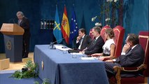 Antonio Tajani da un tirón de orejas a la Cataluña independentista en el Premio Princesa de Asturias