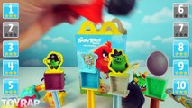 Angry Birds Movie McDonalds Happy Meal Toys Opening with Angry Birds Toys Challenge by ToyRap