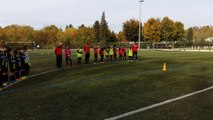 1 minute de silence observé lors des matchs ce week-end en mémoire de Pédro .