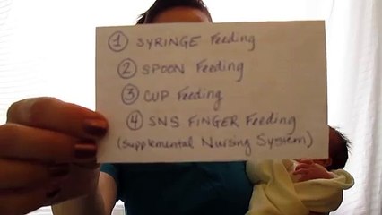 Alternate feeding methods for a newborn baby - How To