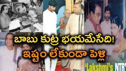 బాబు కుట్ర భయమేసేది! ఇష్టం లేకుండా పెళ్లి : లక్ష్మీపార్వతి సంచలనం | Oneindia Telugu