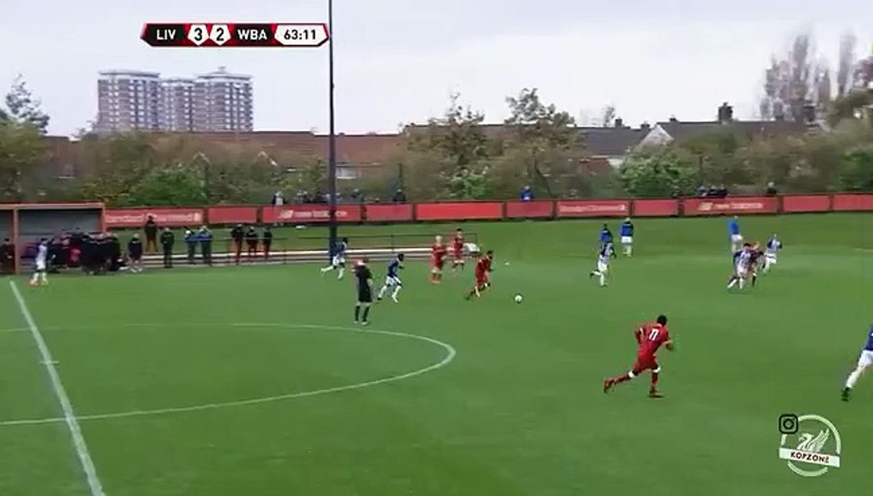 Liam Millar Goal - Liverpool u18s 4-2 WBA u18s - 21/10/17