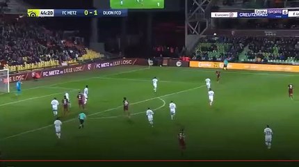 Nolan Roux Goal HD - Metz	1-1	Dijon 21.10.2017