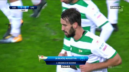 1-0 Błażej Augustyn Goal Poland  Ekstraklasa - 21.10.2017 Lechia Gdansk 1-0 Lech Poznan