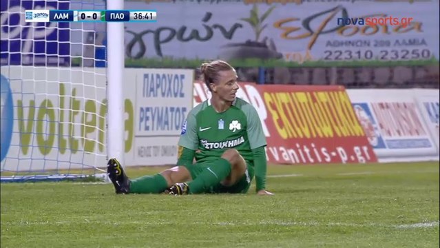 Niklas Hult Own Goal - Lamia 1-0 Panathinaikos - 21.10.2017