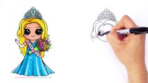 How to Draw a Pretty Girl with Crown and Beautiful Dress Cute step by step Prom Queen Pageant