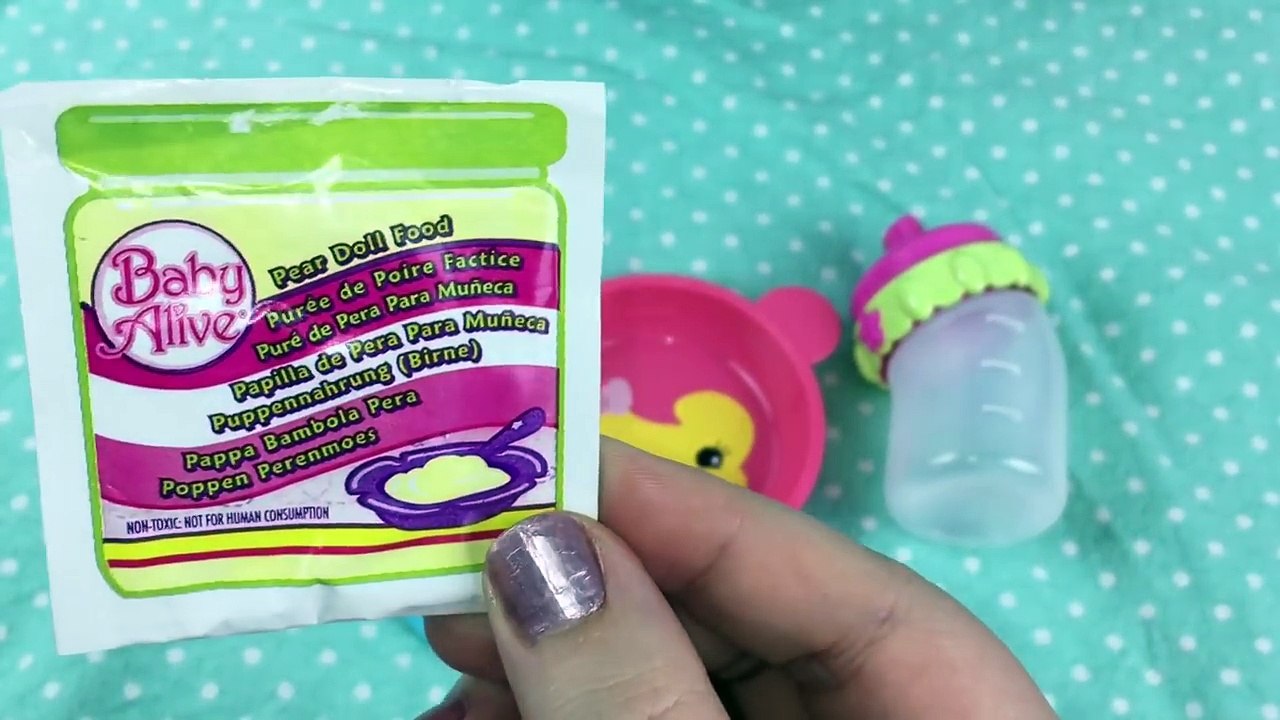 My Baby Alive Doll Aleasha Feeding and Diaper Change Morning Routine