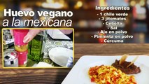 Huevo vegano a la mexicana (elaborado con tofu) - Cocina Vegan Fácil