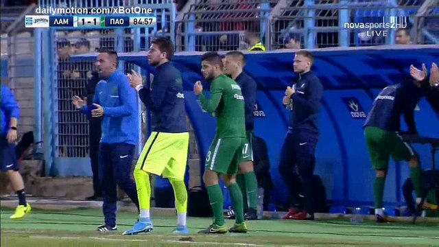 Federico Molins Goal HD - Lamia 1 - 1 Panathinaikos - 21.10.2017 (Full Replay)