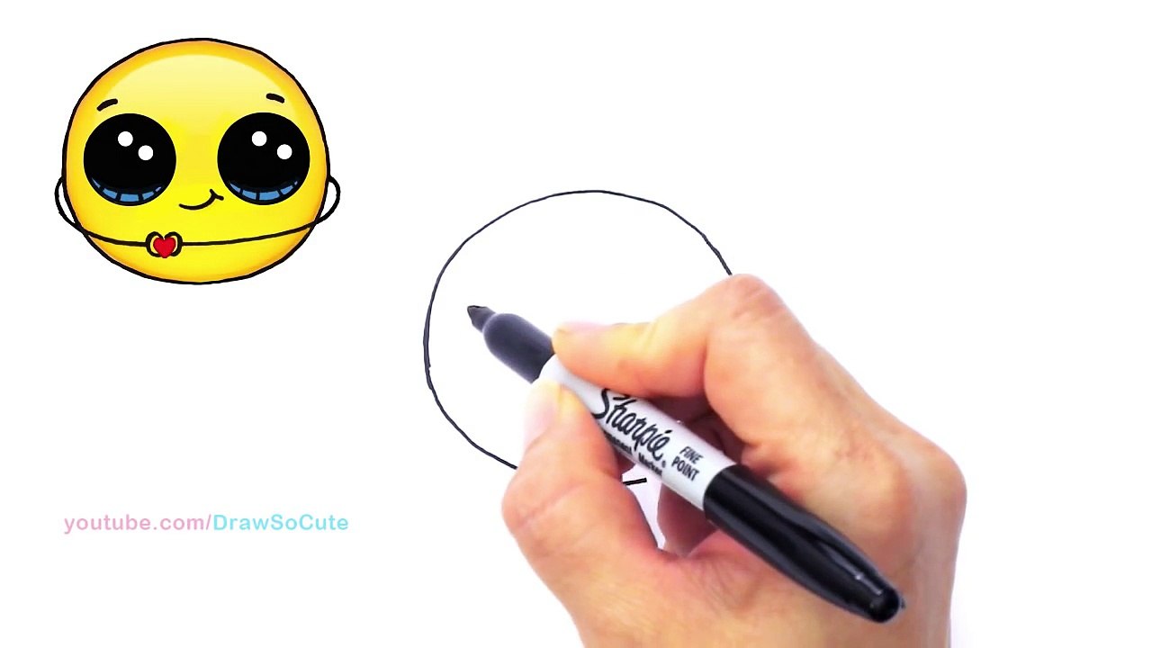 Thankful Emoji - How to Draw- Draw So Cute Eyes step by step EASY ...