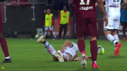 Fallou Diagne (Red Card) HD - Metz 1-2 Dijon 21.10.2017