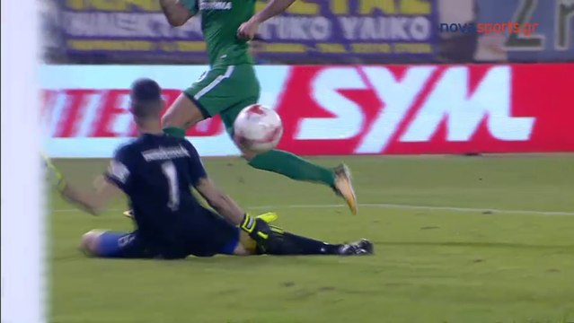 1-1 Guillermo Molins Goal - Lamia 1-1 Panathinaikos - 21.10.2017