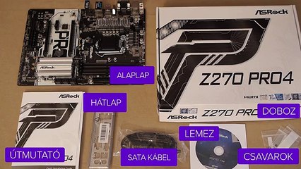 iPon Unboxing: ASRock Z270 PRO4 alaplap