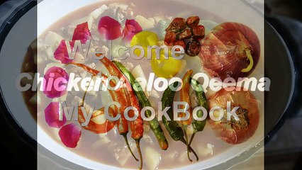 Chicken Aaloo Qeema - Chicken mince curry -how to cook chicken qeema aaloo -