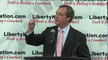 Nigel Farage Speaks at Liberty Nation