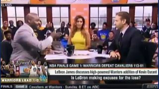 ESPN FIRST TAKE Lebron james making excuses for the loss