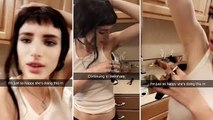 Bella Thorne Shaving Her Armpits | FULL VIDEO