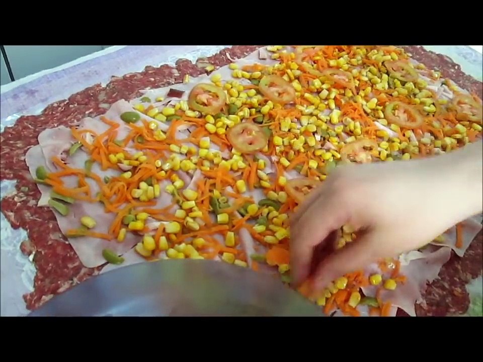 Rocambole de Carne Moída da Déby & Ian :)