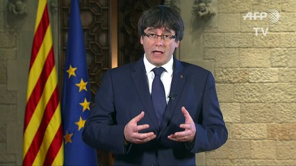 Puigdemont: gobierno español "fuera del Estado de derecho"