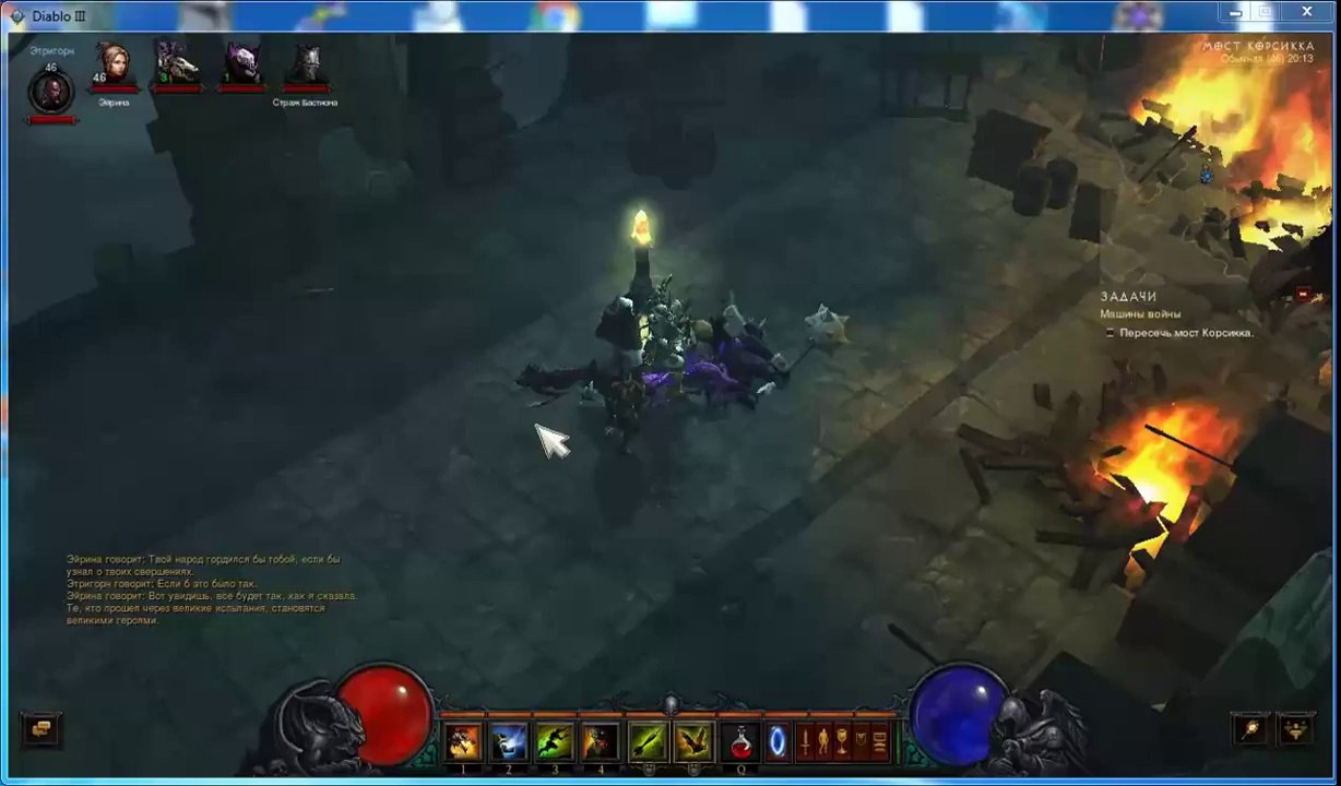 Прохождение Diablo 3 Колдун Акт 3 Мост корсикка