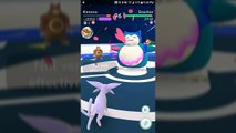 Pokémon GO Gym Battles Level 8 Gym Slowking Kingdra Machamp Snorlax Donphan & more