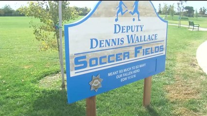 Sign Honoring Fallen Deputy Vandalized
