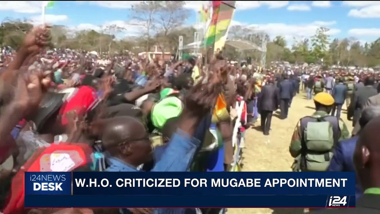 i24NEWS DESK | W.H.O criticized for Mugabe appointment  | Saturday, October 21st 2017