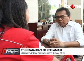 Pemprov DKI Diminta Patuhi Keputusan PTUN Terkait Reklamasi