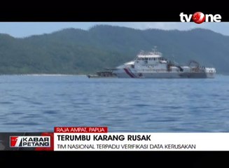 Tim Nasional Verifikasi Data Kerusakan Terumbu Karang