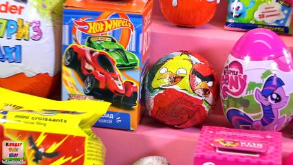 28 Киндер Сюрпризов, Мега Kinder Surprise, Миньоны,Angry Birds,Маша и Медведь,Барби,Hot Wheels