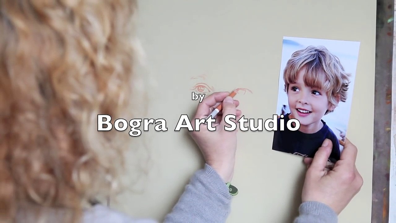 Pastel portrait step by step