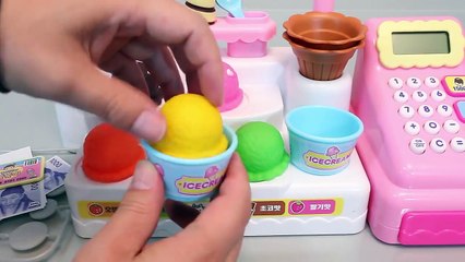 Télécharger la video: DIY How To Make Icecream Cash Register Learn Colors Numbers Counting Icecream Slime Surprise Toy