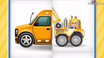 Play Vehicles : Trucks, Excavator, Bulldozer, Crane - Kids Games Match for Toddlers or Preschooler