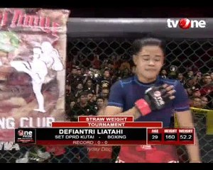 One Pride MMA Straw Weight, Defiantri Liatahi Vs Bella