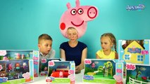 Свинка Пеппа игрушки Игры Для Детей Распаковка Unboxing Peppa Pig toys for children