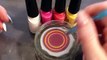 How To Produce Water Marbling Nail Art With Nail Polish (CND VINYLUX)