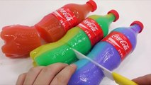 Coca Cola Coke Bottle Gummy Pudding Rainbow Play Doh Toy Surprise Eggs