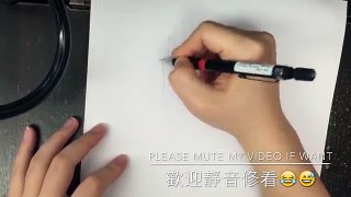 DRAWING TUTORIAL of Manga Anime Girl- Real time drawing! 畫漫畫少女教學