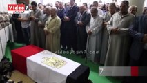 محافظا المنوفية والقليوبية يتقدمان جنازة الشهيد الرائد أحمد عبد الباسط