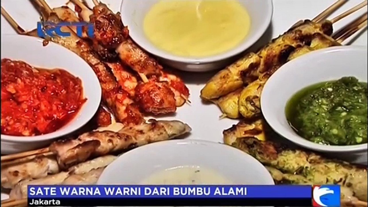 Lezatnya Sate Warna Warni